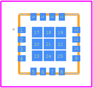 SKY66291-11 - Skyworks PCB footprint - Other - Other - SKY66291-11-3