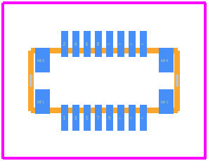 55909-1674 - Molex PCB footprint - Other - Other - 55909-1674-3