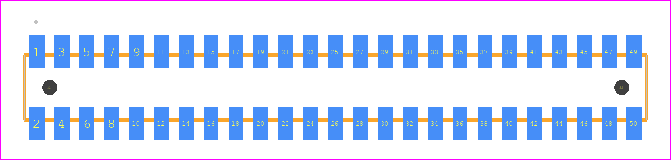 FLE-125-01-G-DV-A-P - SAMTEC PCB footprint - Other - Other - FLE-125-01-X-DV-A-Y