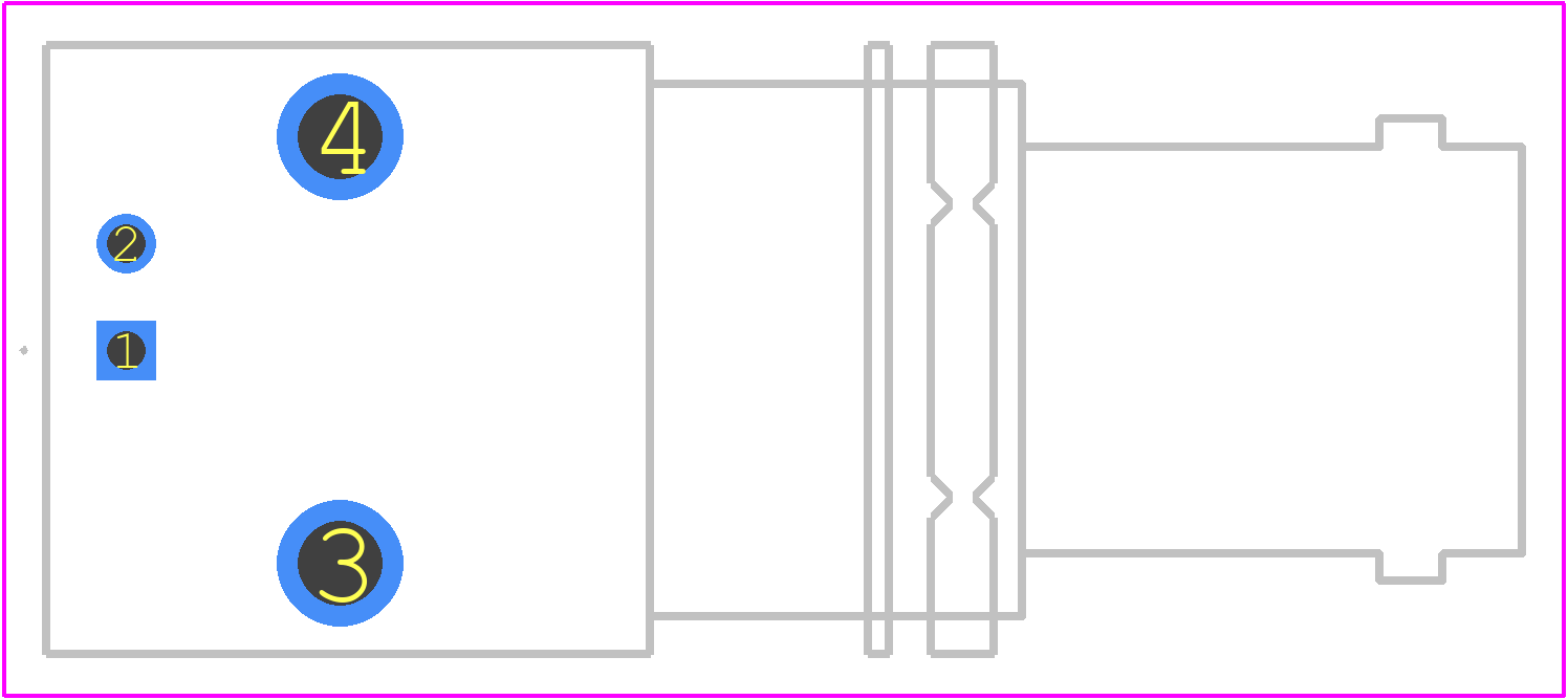 J01001A0038 - Telegartner PCB footprint - Other - Other - J01001A0038-2