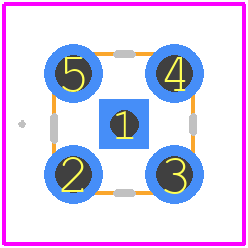 125-0701-201 - Cinch Connectivity Solutions PCB footprint - Other - Other - 125-0701-201-2