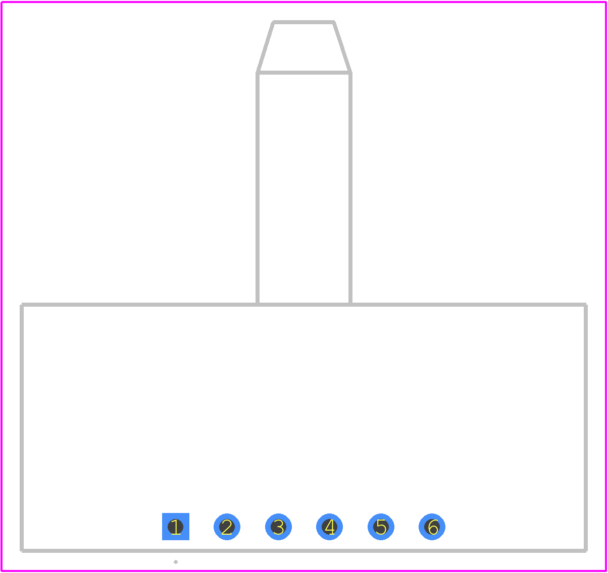 0.5 INCH-D-MV - Amphenol PCB footprint - Other - Other - 0.5 INCH-D-MV-2