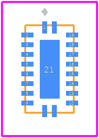TMUXHS4212IRKSR - Texas Instruments PCB footprint - Other - Other - TMUXHS4212IRKSR-2