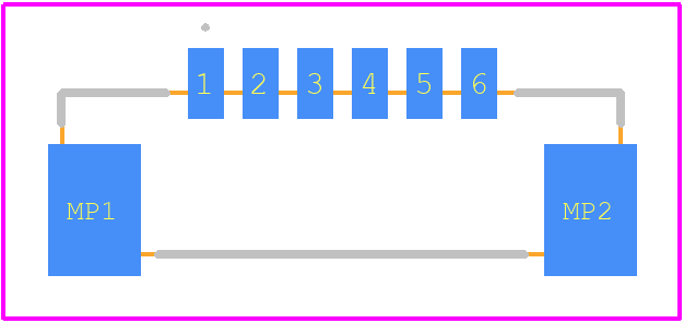 1734260-6 - TE Connectivity PCB footprint - Other - Other - 1734260-6-1