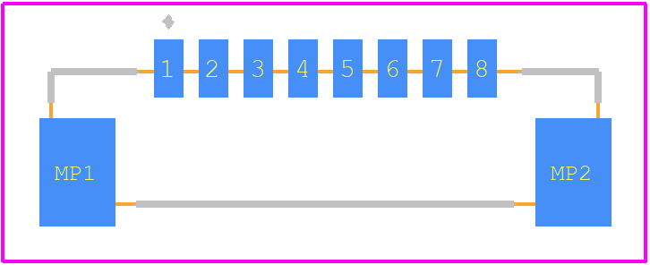 1734260-8 - TE Connectivity PCB footprint - Other - Other - 1734260-8-3