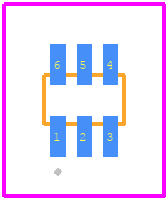 NCS2-622+ - Mini-Circuits PCB footprint - Other - Other - GE0805C-1_2023-1