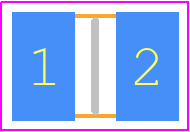 PMR25HZPJV4L0 - ROHM Semiconductor PCB footprint - Resistor Chip - Resistor Chip - PMR25HZPJV4L0