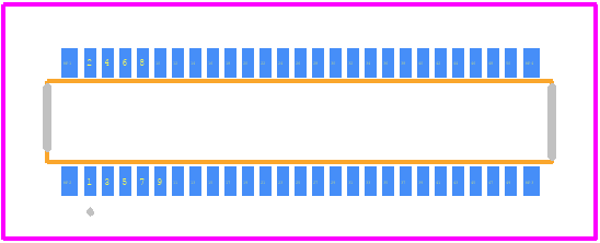 DF40TC-50DP-0.4V(51) - Hirose PCB footprint - Other - Other - DF40TC-50DP-0.4V(51)-1