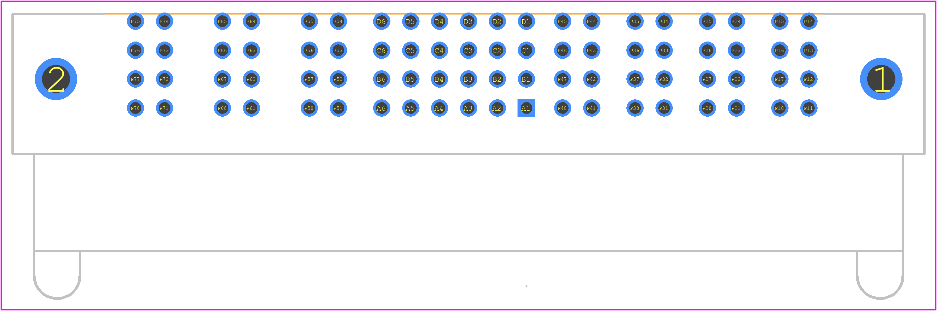 1-6450170-8 - TE Connectivity PCB footprint - Other - Other - 1-6450170-8-1