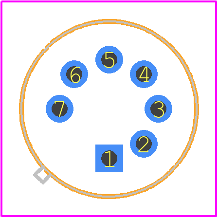 IFNU424 - InterFET PCB footprint - Other - Other - TO-78_1-8