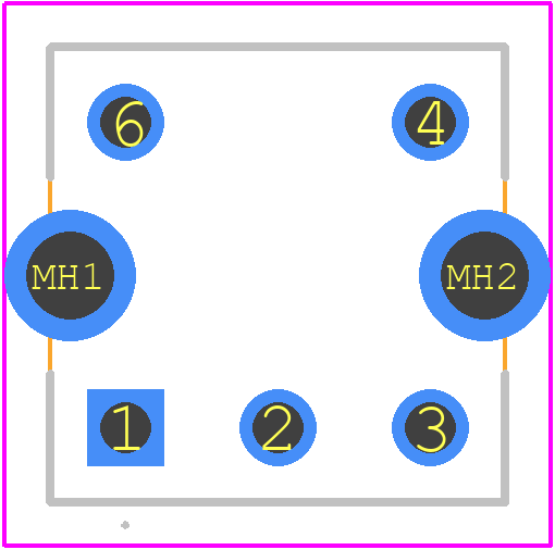 SLOT TEN-4-06 - COILCRAFT PCB footprint - Other - Other - SLOT TEN-4-06-1