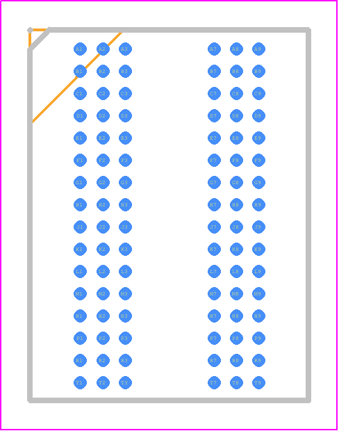 K4B4G1646B-HCK0 - SAMSUNG PCB footprint - BGA - BGA - FBGA Package Dimension (x16)1
