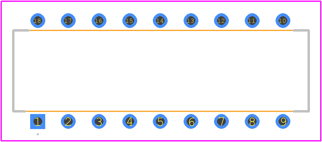 4118R-1-103LF - Bourns PCB footprint - Other - Other - 18-DIP_2026
