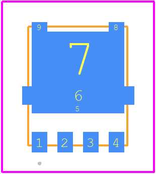 NTMFS006N12MCT1G - onsemi PCB footprint - Other - Other - DFN5 5x6, 1.27P (SO−8FL) CASE 488AA ISSUE N-2022