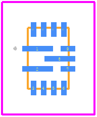 NB681GD-Z - Monolithic Power Systems (MPS) PCB footprint - Other - Other - QFN-13 (2mm x 3mm)