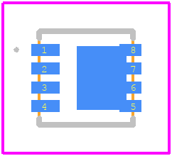 SQ7415CENW-T1_GE3 - Vishay PCB footprint - Other - Other - PowerPAK 1212-8S