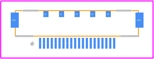 USL00-20L-A - KEL CORPORATION PCB footprint - Other - Other - USL00-20L-A-2