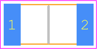 CSRT2512FTR200-UP - Stackpole Electronics, Inc. PCB footprint - Resistor Chip - Resistor Chip - CSRT2512 (-UP)