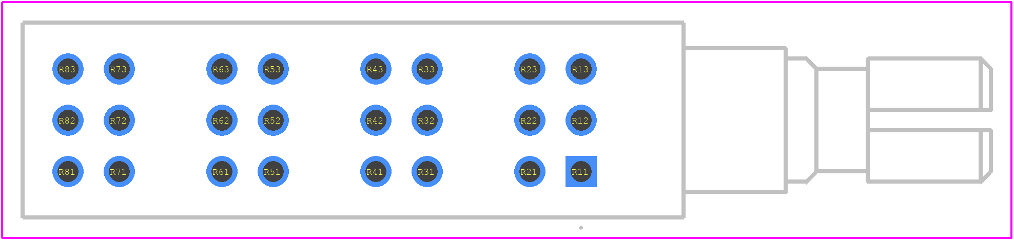 PTD908-2015K-B203 - Bourns PCB footprint - Other - Other - PTD908-2015K-B203-1