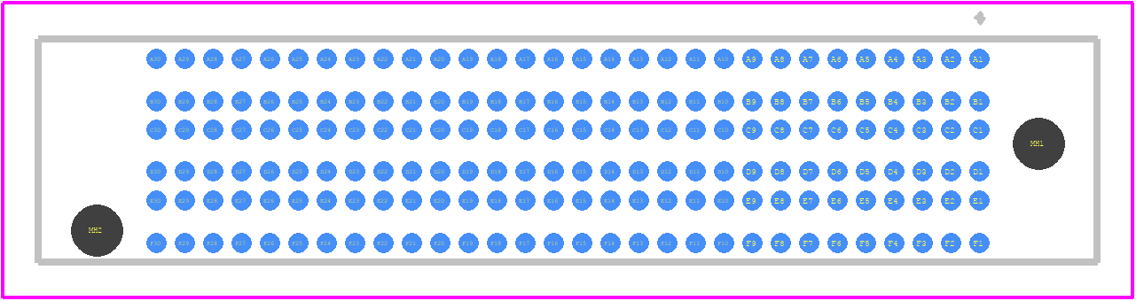 SEAM8-30-S05.0-S-06-3 - SAMTEC PCB footprint - Other - Other - SEAM8-30-S05.0-S-06-3-4