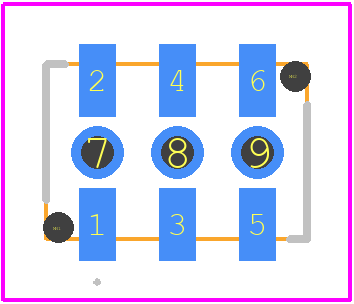 1612898-1 - TE Connectivity PCB footprint - Other - Other - 1612898-1-1
