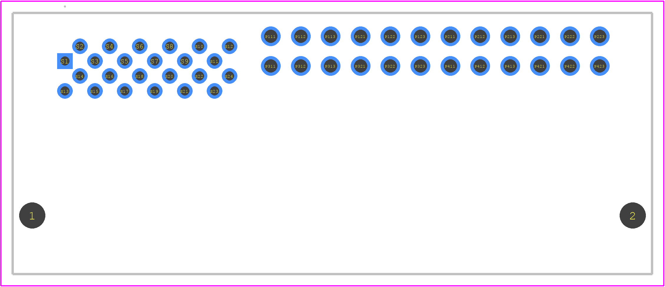 2363332-1 - TE Connectivity PCB footprint - Other - Other - 2363332-1-2