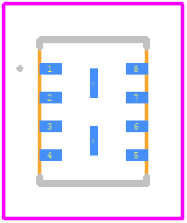 MX25L3233FZBI-08G-TR - Macronix PCB footprint - Other - Other - 8-USON (4x3)_2024-1