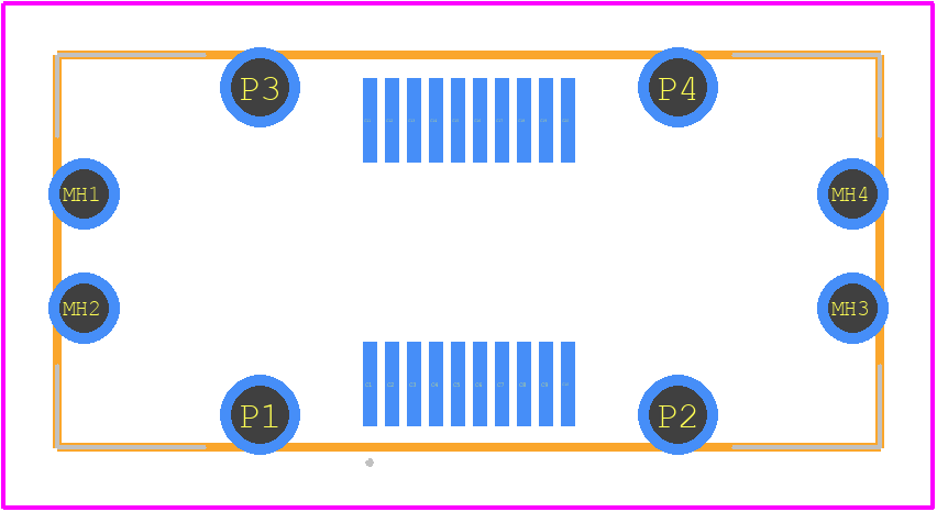 FX23-20P-0.5SV20 - Hirose PCB footprint - Other - Other - FX23-20P-0.5SV20-1