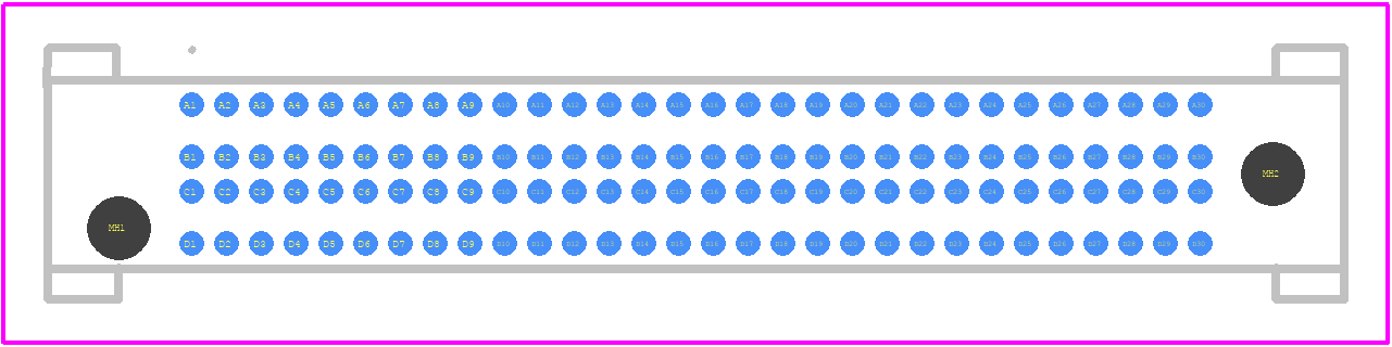 SEAF8-30-05.0-S-04-3 - SAMTEC PCB footprint - Other - Other - SEAF8-30-05.0-S-04-3-2