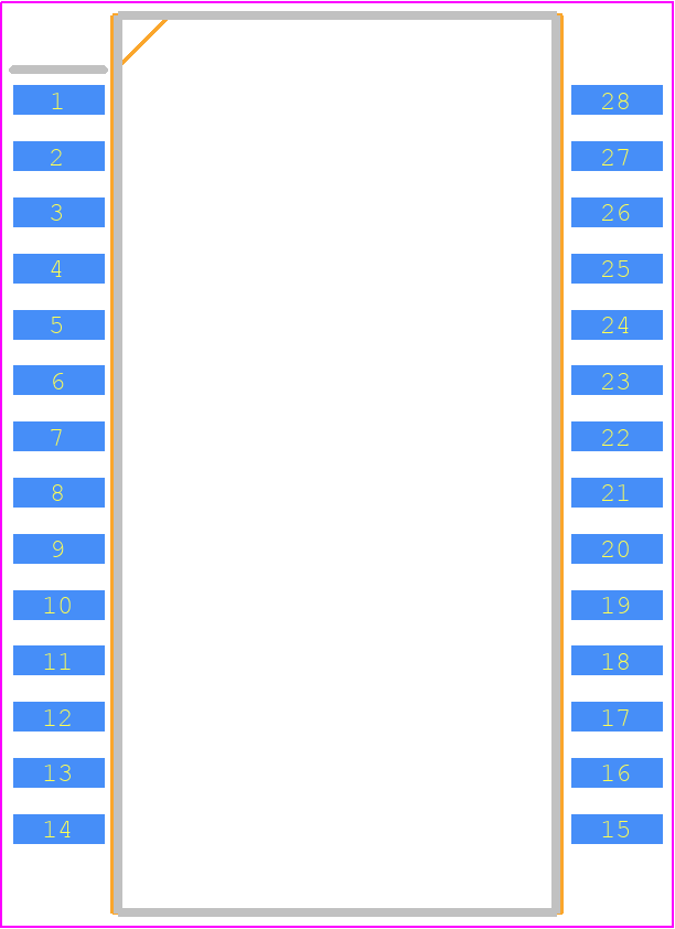 TM1062TX3DUA - iNRCORE PCB footprint - Small Outline Packages - Small Outline Packages - TM1062TX3DUA