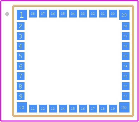 AMW007-1.4.0R - Silicon Labs PCB footprint - Other - Other - AMW007-1.4.0R-1