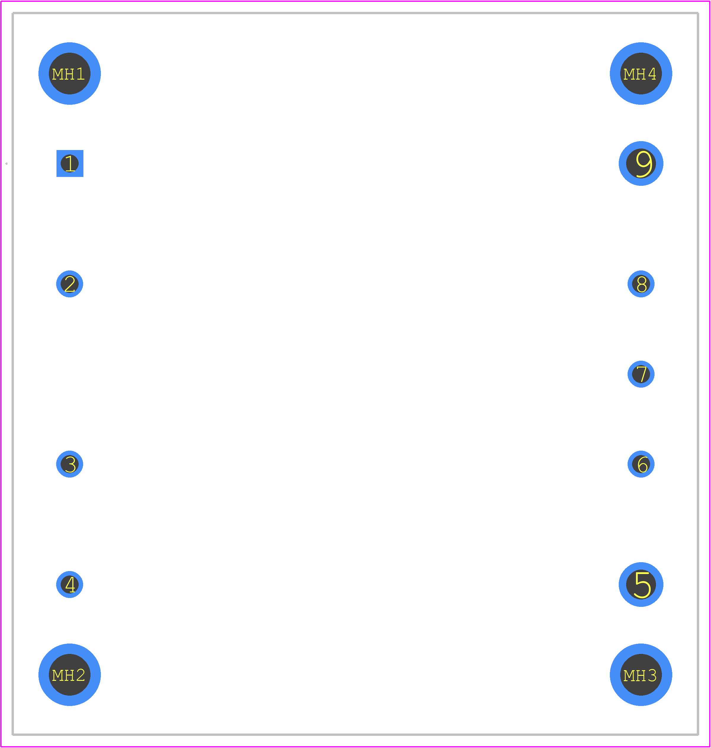 CBS2002424-F2 - Cosel PCB footprint - Other - Other - CBS2002424-F2-2