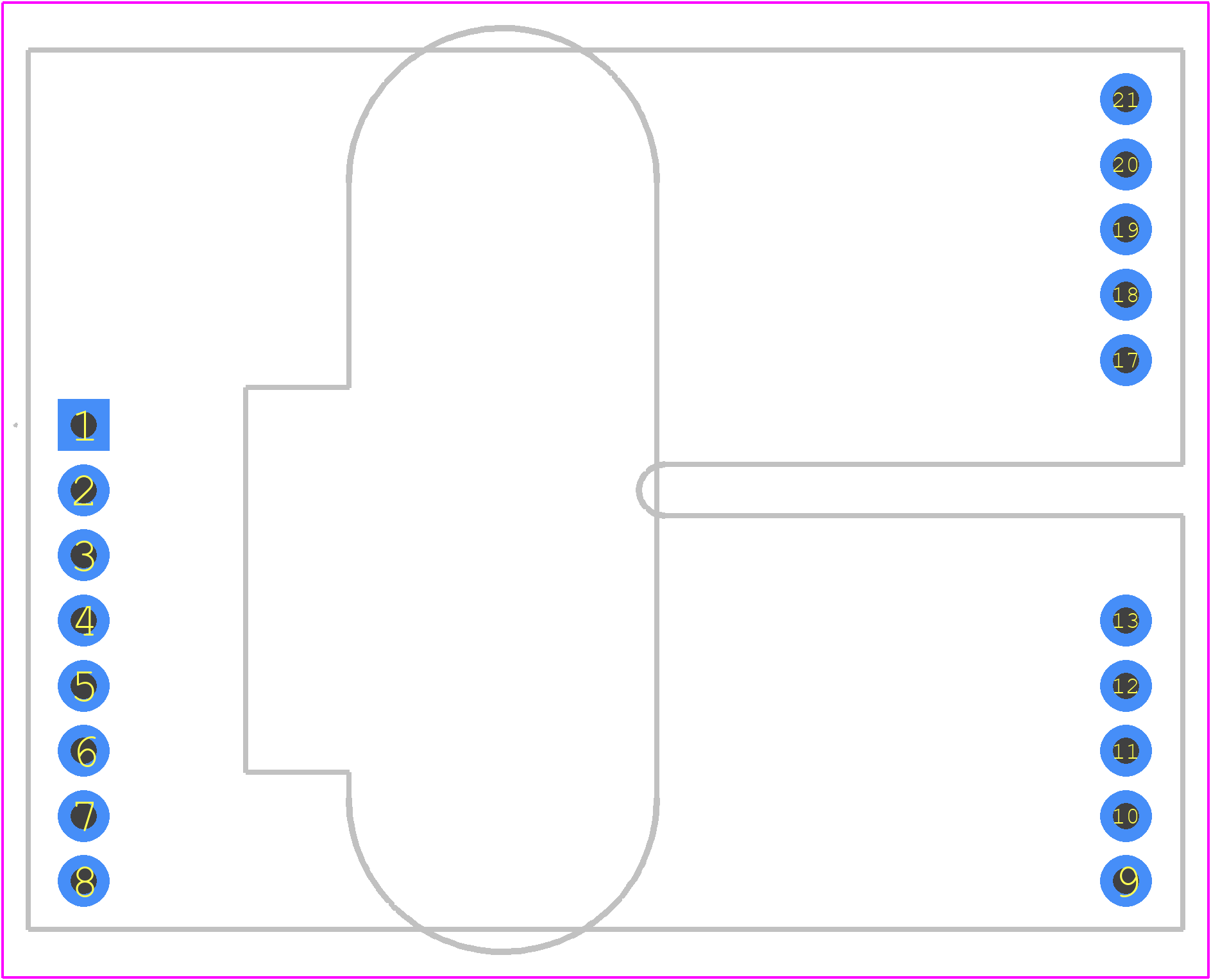 2SC0108T2D0-12 - Power Integrations PCB footprint - Other - Other - 2SC0108T2D0-12-3