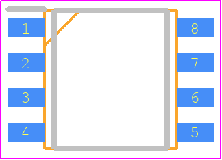 M61545AFP - Renaissance Mark PCB footprint - Small Outline Packages - Small Outline Packages - M61545AFP