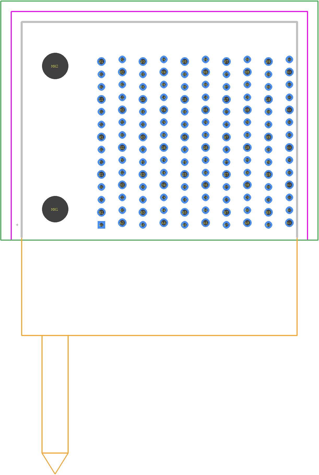 EBTM-4-10-2.0-S-RA-1-R - SAMTEC PCB footprint - Other - Other - EBTM-4-10-2.0-S-RA-1-R-1