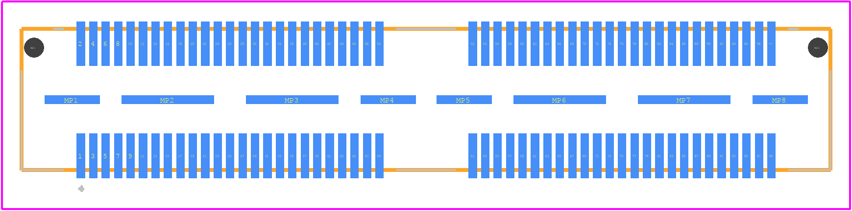 QSS-050-01-L-D-A-K-TR - SAMTEC PCB footprint - Other - Other - QSS-050-01-L-D-A-K-TR-1