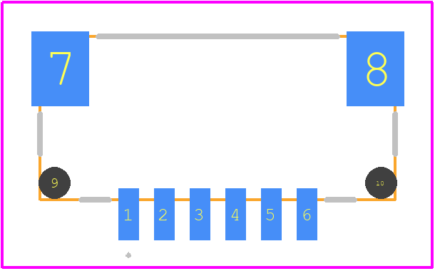 DF14-6P-1.25H(52) - Hirose PCB footprint - Other - Other - DF14-6P-1.25H(52)-1