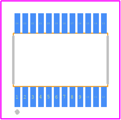 A1337LLETR-P-DD-T - Allegro Microsystems PCB footprint - Other - Other - Package LE, 24-Pin TSSOP (Dual Die Version)