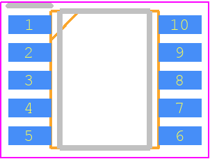 A5941GLNTR-T - Allegro Microsystems PCB footprint - Small Outline Packages - Small Outline Packages - LN,10-Pin SOIC