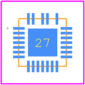 A8500EECTR-T - Allegro Microsystems PCB footprint - Other - Other - EC