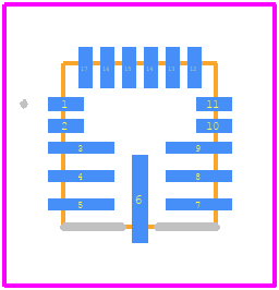 MAX20008AFOC/VY+ - Analog Devices PCB footprint - Other - Other - MAX20008AFOC/VY+-1