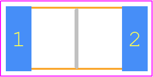 HVCB2512FDD200M - Stackpole Electronics, Inc. PCB footprint - Resistor Chip - Resistor Chip - HVC2512