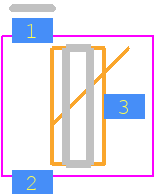 LM431SACM3X - onsemi PCB footprint - SOT23 (3-Pin) - SOT23 (3-Pin) - LM431SACM3X