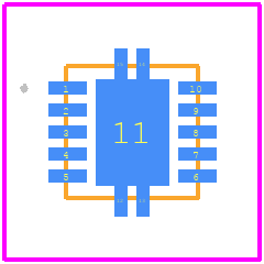 TCKE800NL - Toshiba PCB footprint - Other - Other - WSON10B_2022