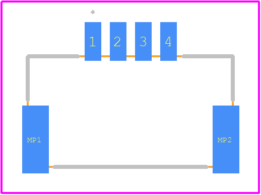 0537800470 - Molex PCB footprint - Other - Other - 0537800470-4
