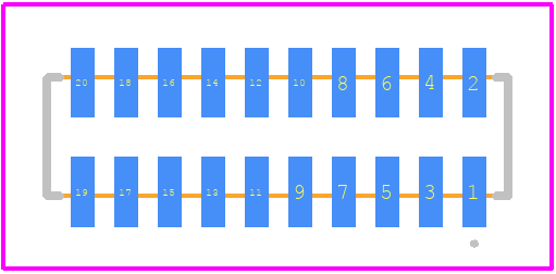 1MM-R-D10-VS-00-F-TBP - TE Connectivity PCB footprint - Other - Other - 1MM-R-D10-VS-00-F-TBP-2