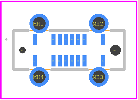 USB4120 - GCT (GLOBAL CONNECTOR TECHNOLOGY) PCB footprint - Other - Other - USB4120-1