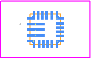 MP2759AGQ-0000-Z - Monolithic Power Systems (MPS) PCB footprint - Other - Other - QFN-19 (3mmx3mm)_1