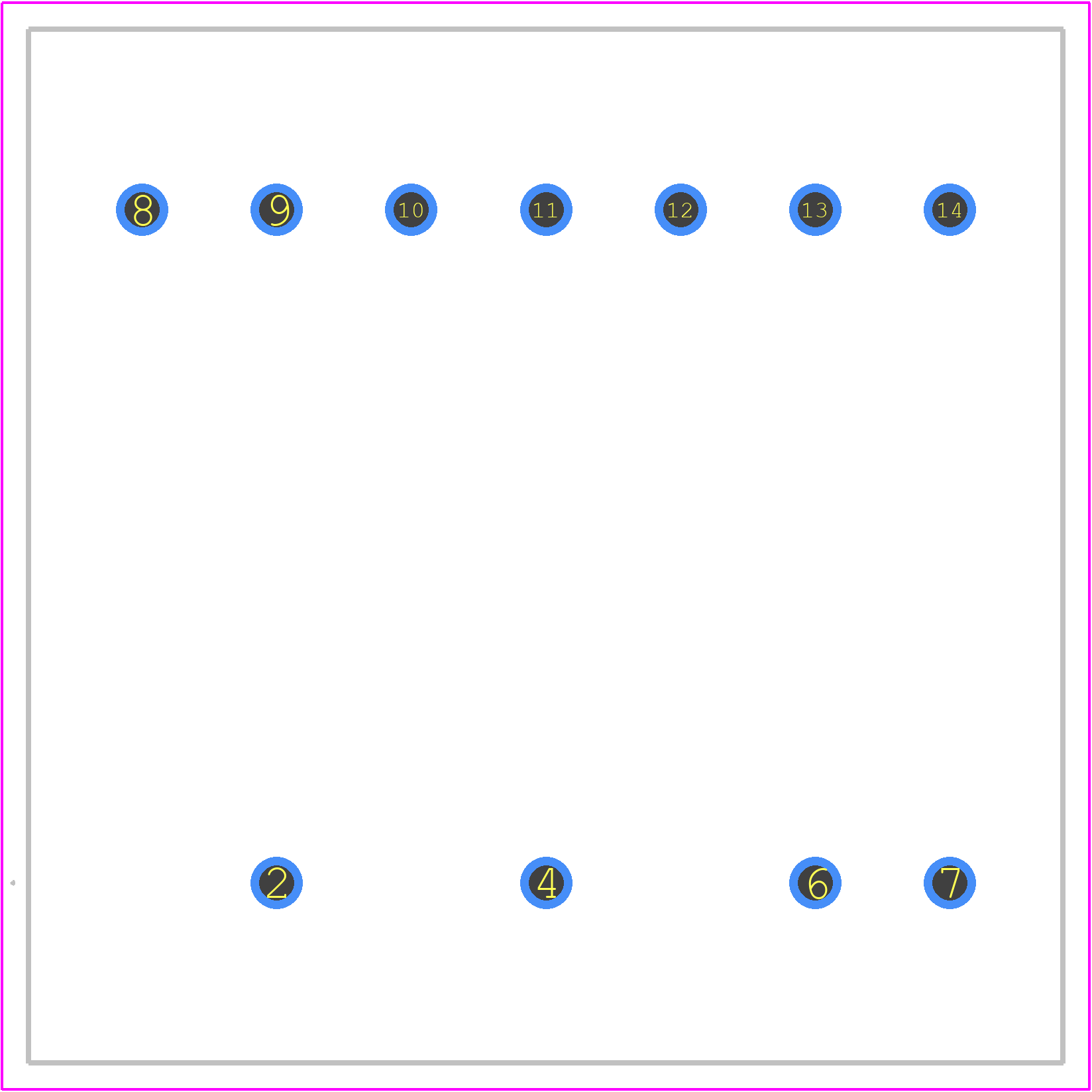 1860.0113 - Magnetica PCB footprint - Other - Other - 1860.0113-1
