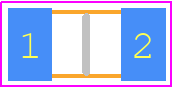 1206AC222KAT3A - Kyocera AVX PCB footprint - Capacitor Chip Non-polarised - Capacitor Chip Non-polarised - 1206AC222KAT3A